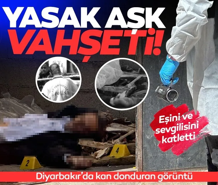 Diyarbakır’da yasak aşk vahşeti: Karısını ve sevgilisini öldürüp kaçtı!