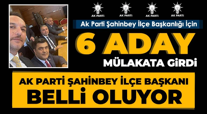 Türkiye’nin en büyük ilçelerinden olan Gaziantep’in Şahinbey İlçesi ilçe başkanı belli oluyor.Güçlü Adaylar Av.Mehmet TİRYAKİ Ve İş İnsanı Uğur KIYAK