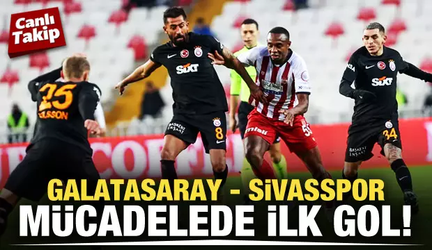 Lider Galatasaray, Sivasspor'u ağırlıyor! Karşılaşmada gol farkı ikiye yükseldi